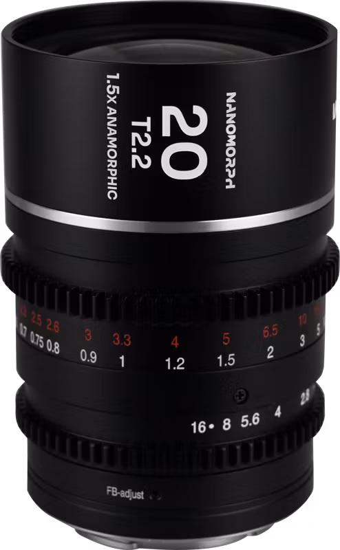 Laowa Nanomorph 20mm T2.2 1.5X MFT (Silver) - MFT
