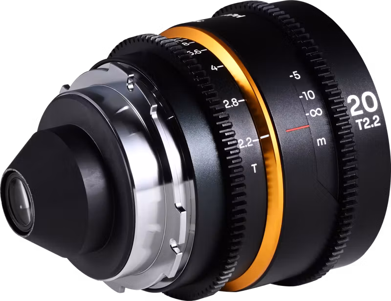 Laowa Nanomorph 20mm T2.2 1.5X MFT (Amber) - PL
