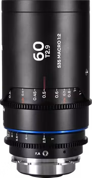 Laowa Nanomorph 60mm T2.9 1.5X S35 Macro 1:2 (Blue) - Arri PL/Canon EF