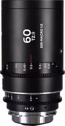 Laowa Nanomorph 60mm T2.9 1.5X S35 Macro 1:2 (Silver) - Arri PL/Canon EF