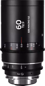 Laowa Nanomorph 60mm T2.9 1.5X S35 Macro 1:2 (Silver) - Arri PL/Canon EF
