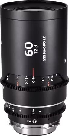 Laowa Nanomorph 60mm T2.9 1.5X S35 Macro 1:2 (Silver) - Arri PL/Canon EF