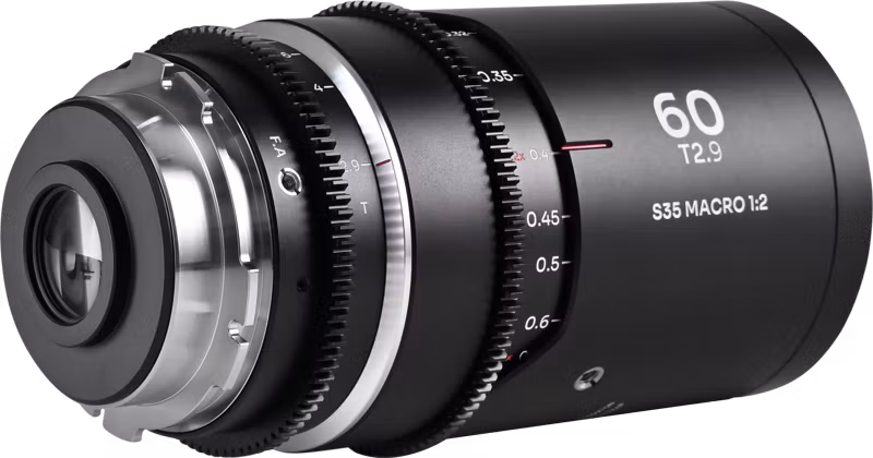 Laowa Nanomorph 60mm T2.9 1.5X S35 Macro 1:2 (Silver) - Arri PL/Canon EF