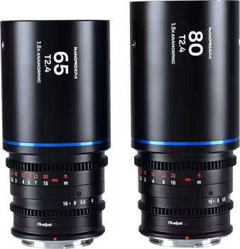 Laowa Nanomorph S35 Prime 2-Lens Bundle  (65mm,80mm) (Blue) - Fuji X