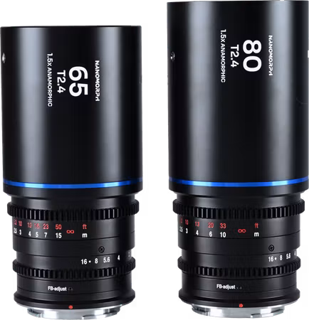 Laowa Nanomorph S35 Prime2-Lens Bundle  (65mm,80mm) (Blue) - Nikon Z