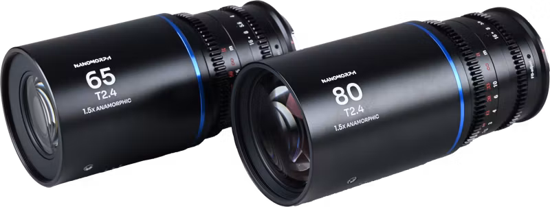 Laowa Nanomorph S35 Prime 2-Lens Bundle  (65mm,80mm) (Blue) - L Mount