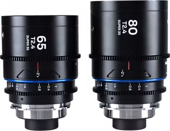 Laowa Nanomorph S35 Prime 2-Lens Bundle  (65mm,80mm) (Blue) - Arri PL/Canon EF