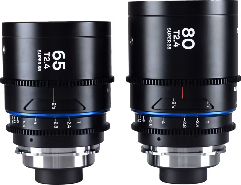 Laowa Nanomorph S35 Prime 2-Lens Bundle  (65mm,80mm) (Blue) - Arri PL/Canon EF