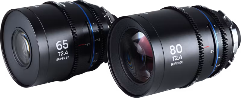 Laowa Nanomorph S35 Prime 2-Lens Bundle  (65mm,80mm) (Blue) - Arri PL/Canon EF