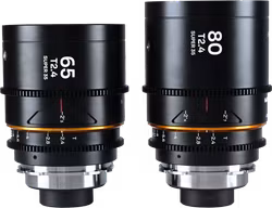Laowa Nanomorph S35 Prime 2-Lens Bundle  (65mm,80mm) (Amber) - Arri PL/Canon EF