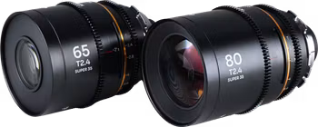 Laowa Nanomorph S35 Prime 2-Lens Bundle  (65mm,80mm) (Amber) - Arri PL/Canon EF