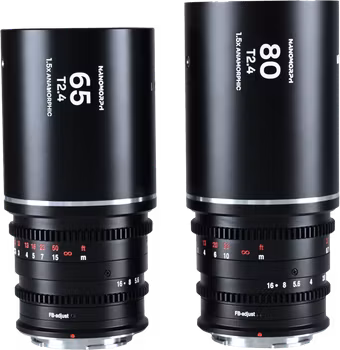 Laowa Nanomorph S35 Prime 2-Lens Bundle  (65mm,80mm) (Silver) - Sony E