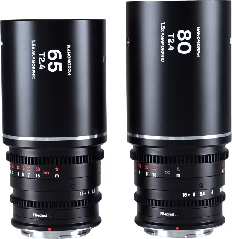 Laowa Nanomorph S35 Prime2-Lens Bundle  (65mm,80mm) (Silver) - Nikon Z