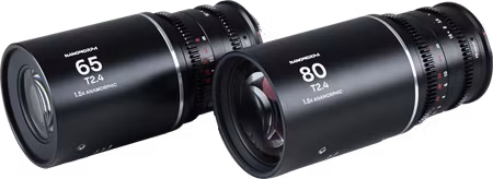 Laowa Nanomorph S35 Prime 2-Lens Bundle  (65mm,80mm) (Silver) - L Mount