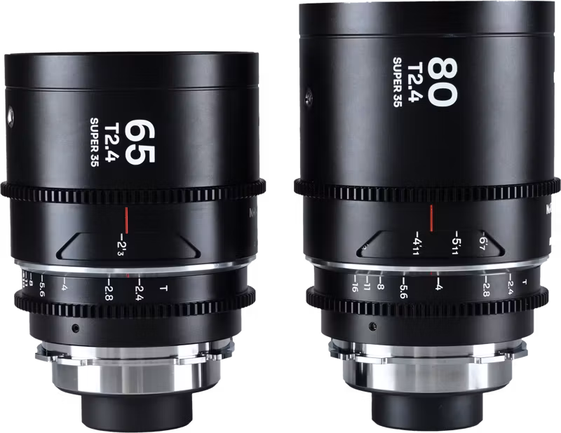 Laowa Nanomorph S35 Prime 2-Lens Bundle  (65mm,80mm) (Silver) - Arri PL/Canon EF