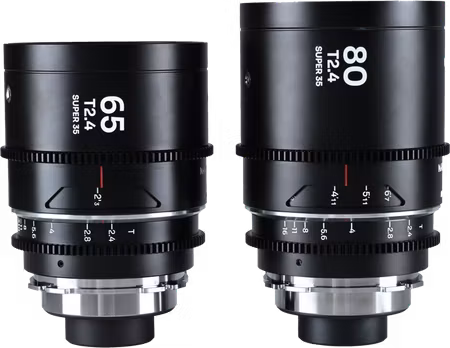Laowa Nanomorph S35 Prime 2-Lens Bundle  (65mm,80mm) (Silver) - Arri PL/Canon EF