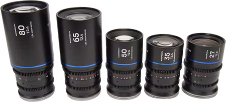 Laowa Nanomorph S35 Prime 5-Lens Bundle  (27+35+50+65+80mm) Blue - Fuji X