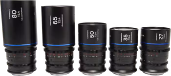 Laowa Nanomorph S35 Prime 5-Lens Bundle  (27+35+50+65+80mm) Blue - Canon RF