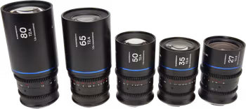 Laowa Nanomorph S35 Prime 5-Lens Bundle  (27+35+50+65+80mm) Blue - Canon RF