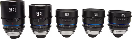 Laowa Nanomorph S35 Prime 5-Lens Bundle  (27+35+50+65+80mm) Blue - Arri PL/Canon EF
