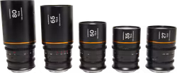 Laowa Nanomorph S35 Prime 5-Lens Bundle  (27+35+50+65+80mm) Amber  - Canon RF