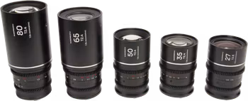 Laowa Nanomorph S35 Prime 5-Lens Bundle  (27+35+50+65+80mm) Silver - Canon RF