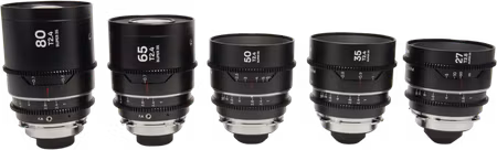 Laowa Nanomorph S35 Prime 5-Lens Bundle  (27+35+50+65+80mm) Silver - Arri PL/Canon EF
