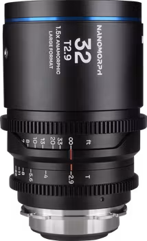 Laowa Nanomorph LF 32mm T2.9 1.5X (Blue) - Arri PL/Canon EF