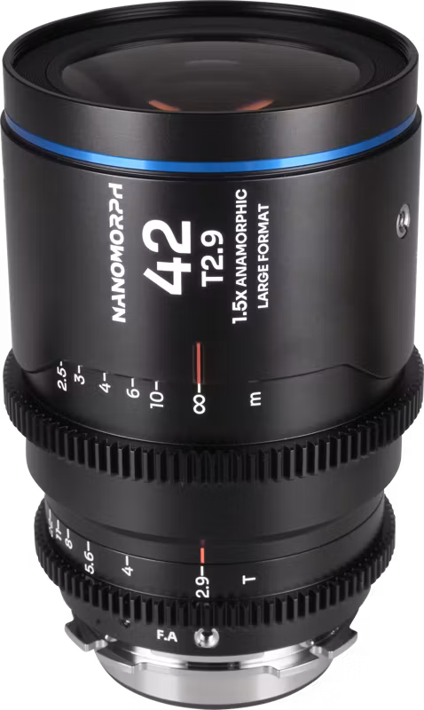 Laowa Nanomorph LF 42mm T2.9 1.5X (Blue) - Arri PL/Canon EF