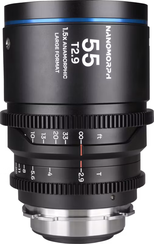 Laowa Nanomorph LF 55mm T2.9 1.5X (Blue) - Arri PL/Canon EF