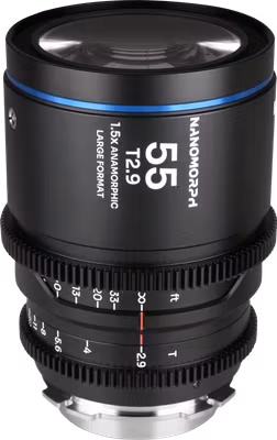 Laowa Nanomorph LF 55mm T2.9 1.5X (Blue) - Arri PL/Canon EF