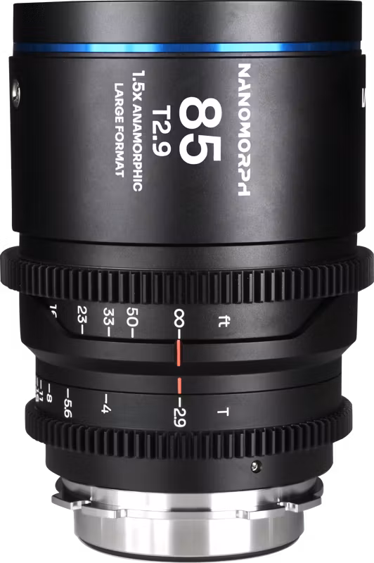 Laowa Nanomorph LF 85mm T2.9 1.5X (Blue) - Arri PL/Canon EF