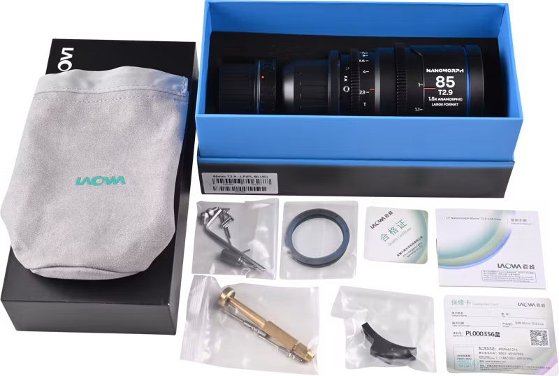 Laowa Nanomorph LF 85mm T2.9 1.5X (Blue) - Arri PL/Canon EF
