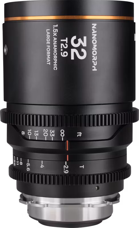 Laowa Nanomorph LF 32mm T2.9 1.5X (Amber) - Arri PL/Canon EF