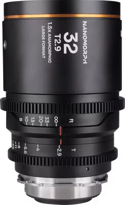 Laowa Nanomorph LF 32mm T2.9 1.5X (Amber) - Arri PL/Canon EF