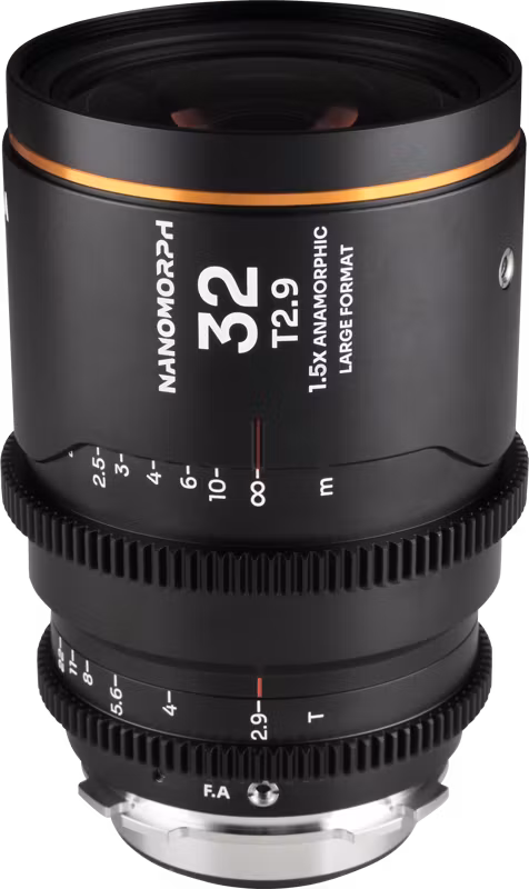 Laowa Nanomorph LF 32mm T2.9 1.5X (Amber) - Arri PL/Canon EF