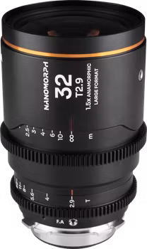 Laowa Nanomorph LF 32mm T2.9 1.5X (Amber) - Arri PL/Canon EF