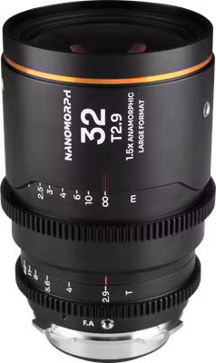 Laowa Nanomorph LF 32mm T2.9 1.5X (Amber) - Arri PL/Canon EF