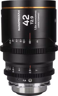 Laowa Nanomorph LF 42mm T2.9 1.5X (Amber) - Arri PL/Canon EF