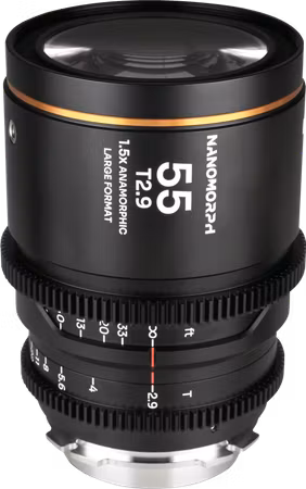 Laowa Nanomorph LF 55mm T2.9 1.5X (Amber) - Arri PL/Canon EF