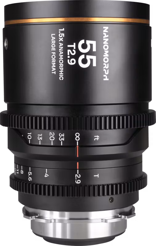 Laowa Nanomorph LF 55mm T2.9 1.5X (Amber) - Arri PL/Canon EF