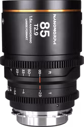 Laowa Nanomorph LF 85mm T2.9 1.5X (Amber) - Arri PL/Canon EF
