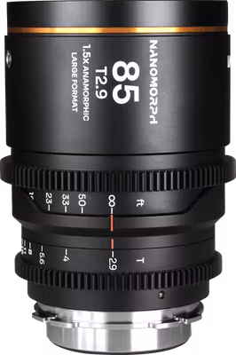 Laowa Nanomorph LF 85mm T2.9 1.5X (Amber) - Arri PL/Canon EF