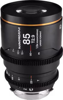 Laowa Nanomorph LF 85mm T2.9 1.5X (Amber) - Arri PL/Canon EF
