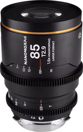 Laowa Nanomorph LF 85mm T2.9 1.5X (Amber) - Arri PL/Canon EF