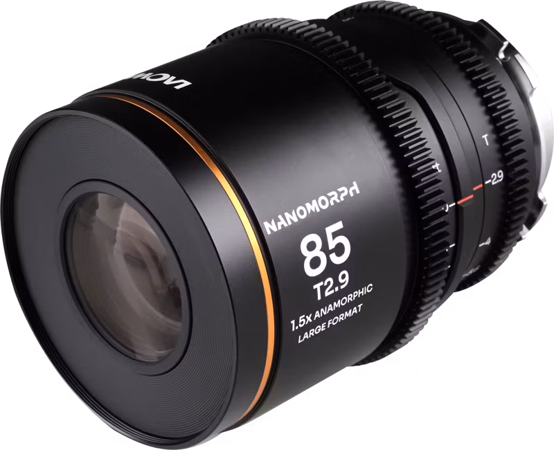 Laowa Nanomorph LF 85mm T2.9 1.5X (Amber) - Arri PL/Canon EF