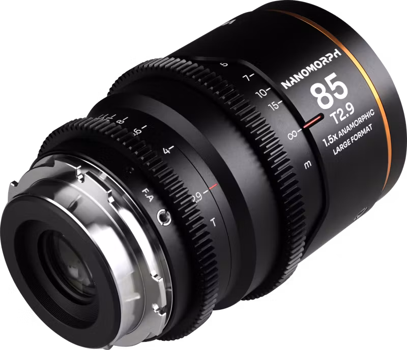 Laowa Nanomorph LF 85mm T2.9 1.5X (Amber) - Arri PL/Canon EF