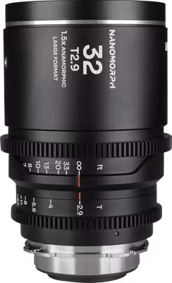 Laowa Nanomorph LF 32mm T2.9 1.5X (Silver) - Arri PL/Canon EF