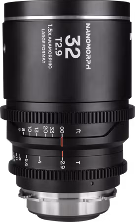 Laowa Nanomorph LF 32mm T2.9 1.5X (Silver) - Arri PL/Canon EF
