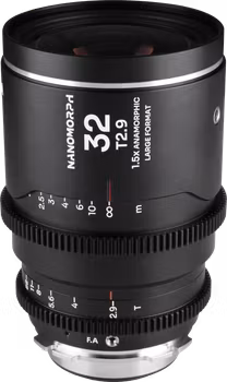 Laowa Nanomorph LF 32mm T2.9 1.5X (Silver) - Arri PL/Canon EF